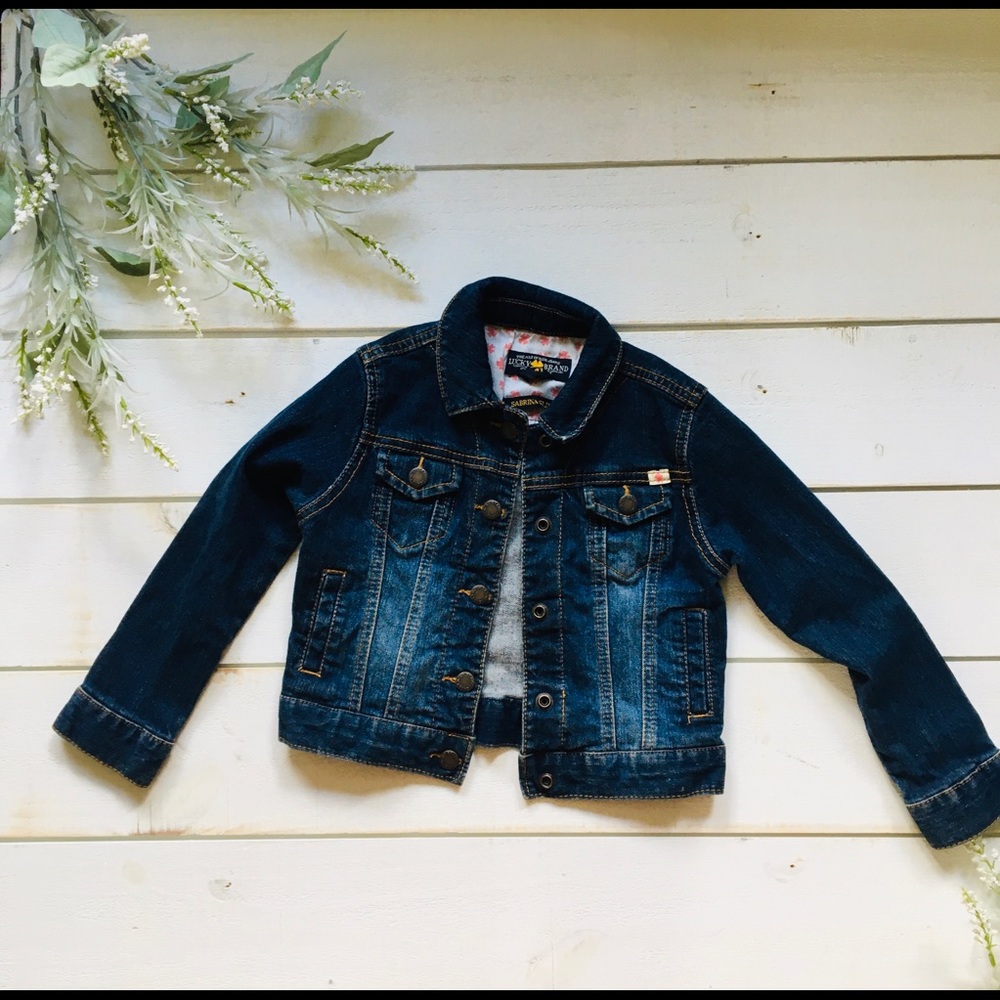 lucky brand 4t girls jean jacket